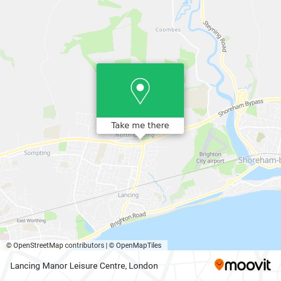 Lancing Manor Leisure Centre map