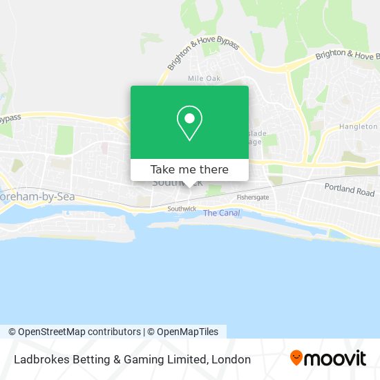 Ladbrokes Betting & Gaming Limited map