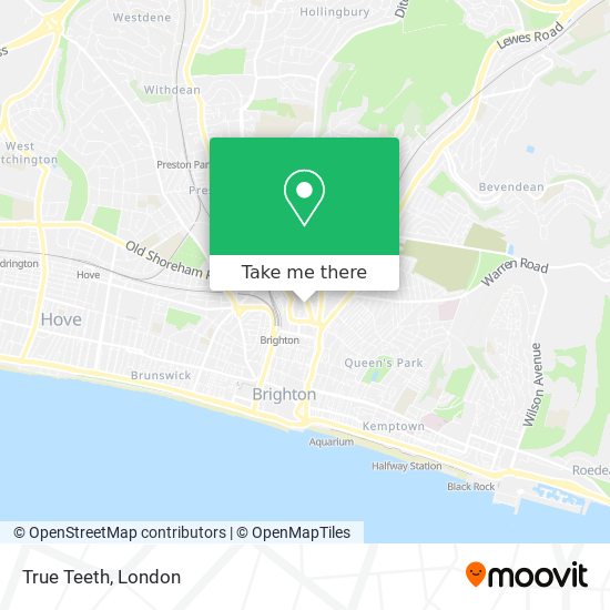 True Teeth map