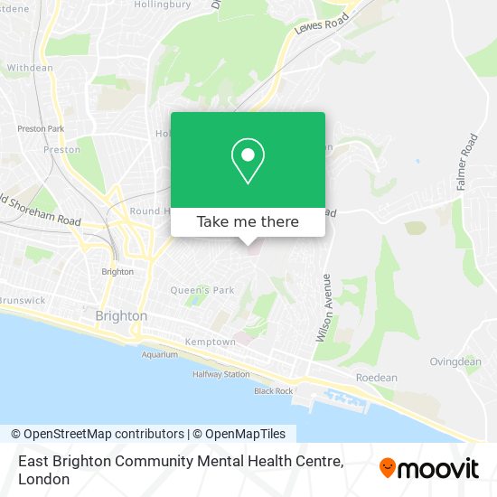 East Brighton Community Mental Health Centre map