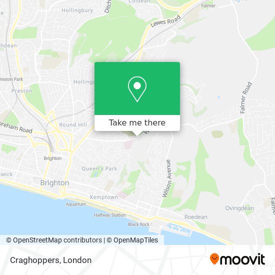 Craghoppers map