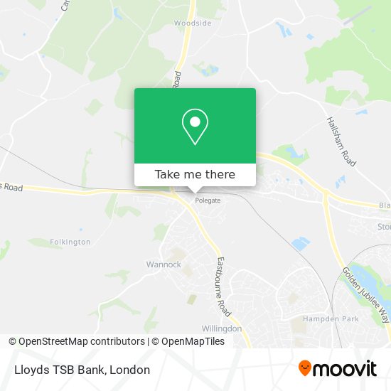 Lloyds TSB Bank map