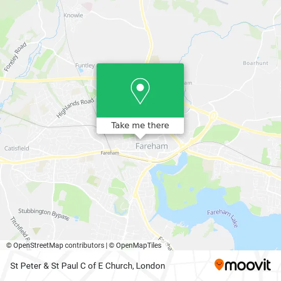 St Peter & St Paul C of E Church map