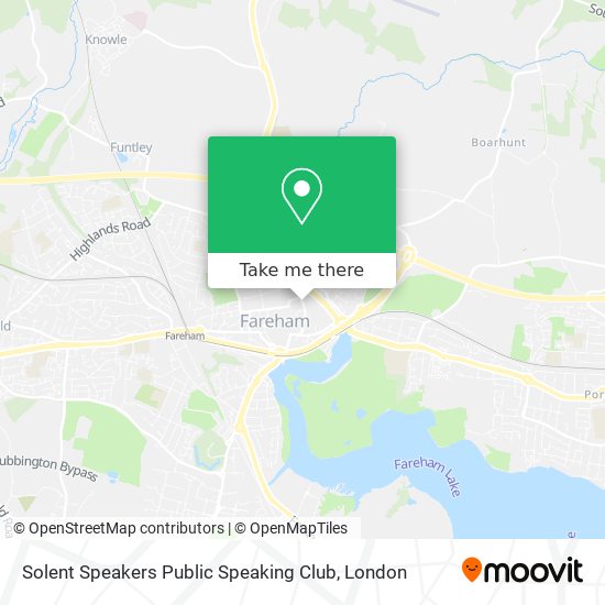 Solent Speakers Public Speaking Club map