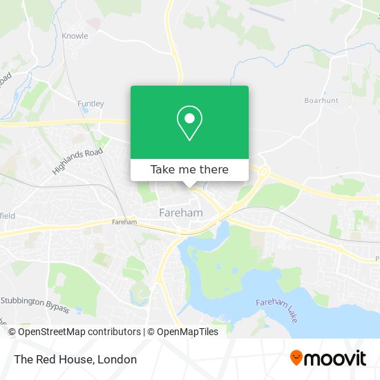 The Red House map