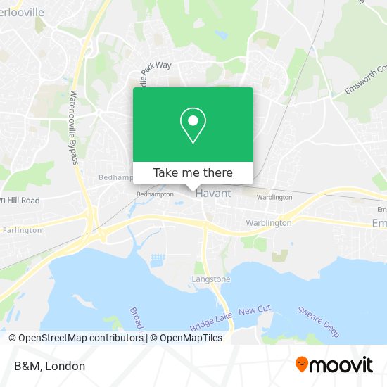 B&M map