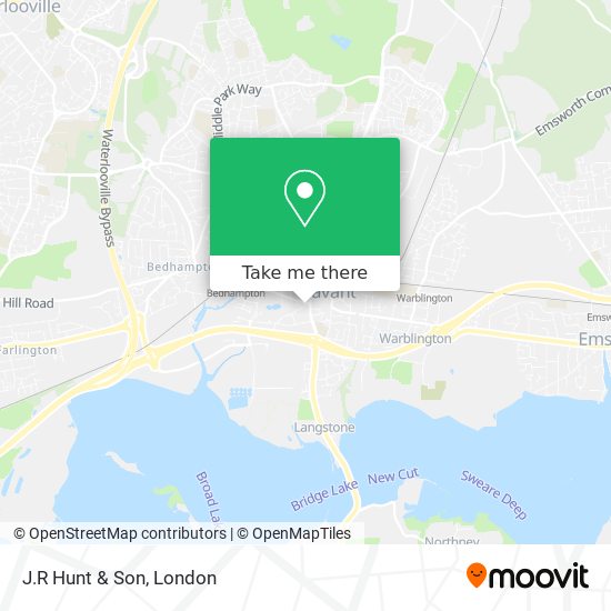 J.R Hunt & Son map