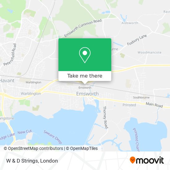 W & D Strings map