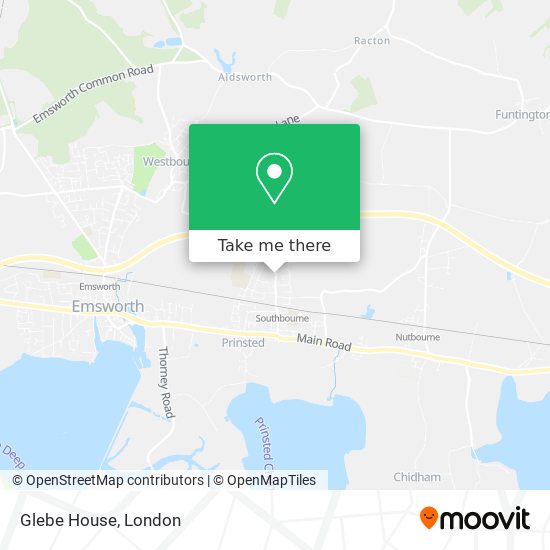 Glebe House map