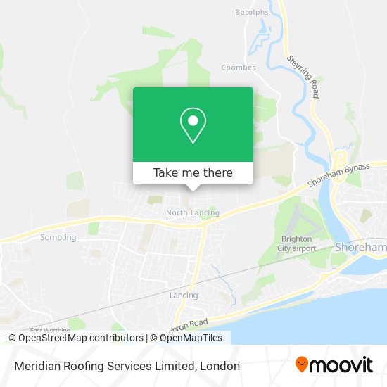 Meridian Roofing Services Limited map