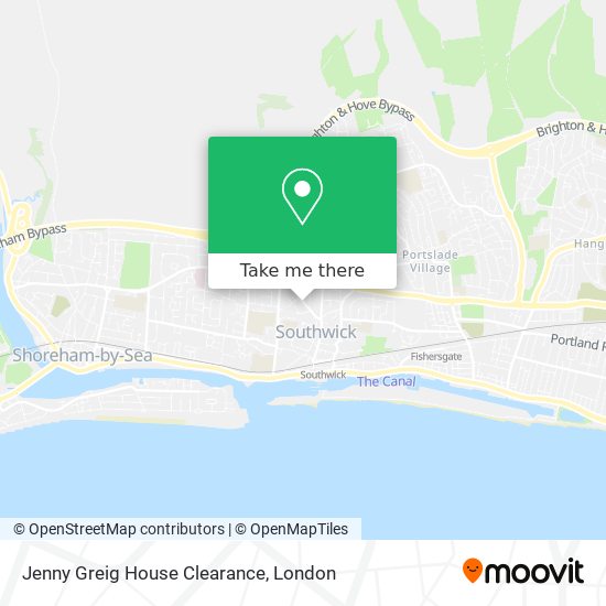 Jenny Greig House Clearance map