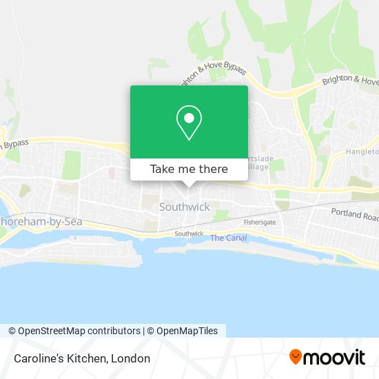Caroline's Kitchen map