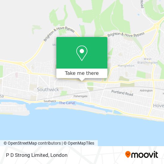 P D Strong Limited map
