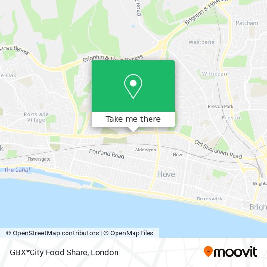 GBX*City Food Share map