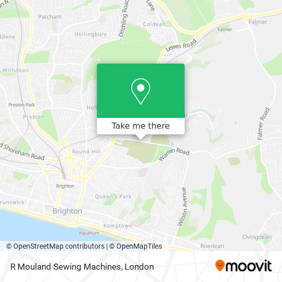 R Mouland Sewing Machines map