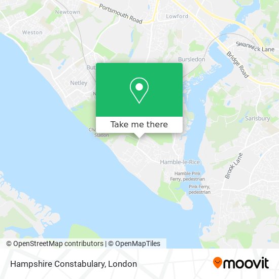 How to get to Hampshire Constabulary in London by Train or Bus