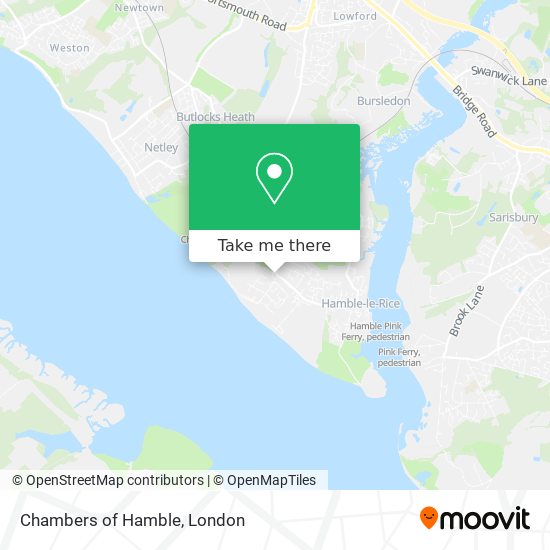 Chambers of Hamble map