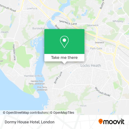 Dormy House Hotel map