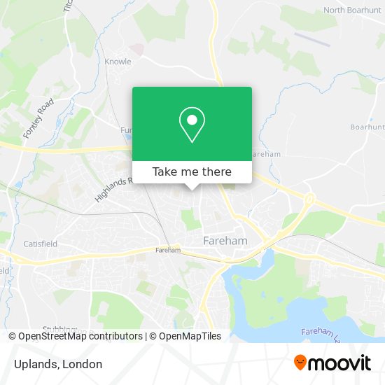 Uplands map