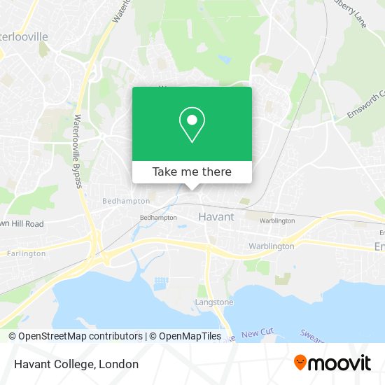 Havant College map
