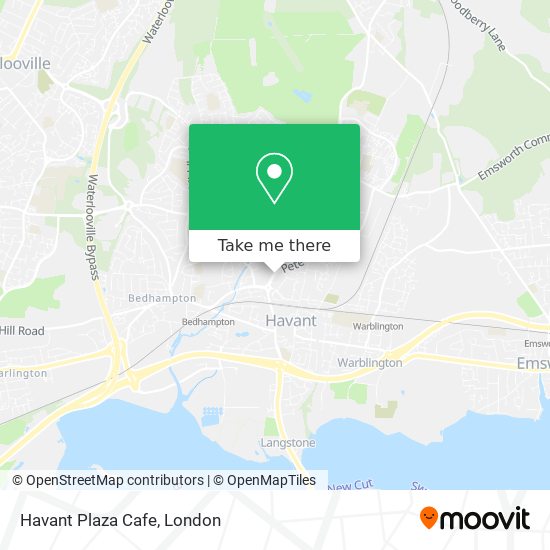 Havant Plaza Cafe map
