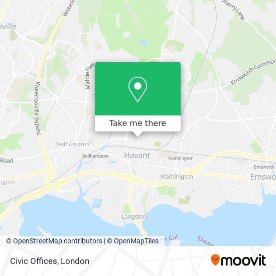 Civic Offices map