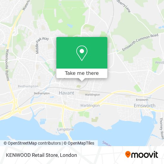 KENWOOD Retail Store map