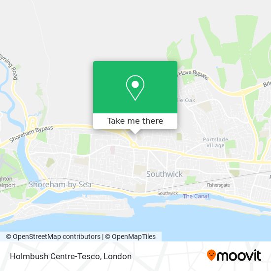 Holmbush Centre-Tesco map