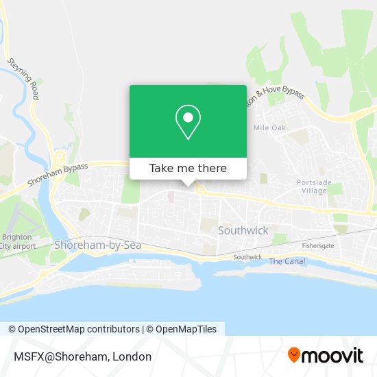MSFX@Shoreham map