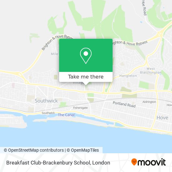 Breakfast Club-Brackenbury School map