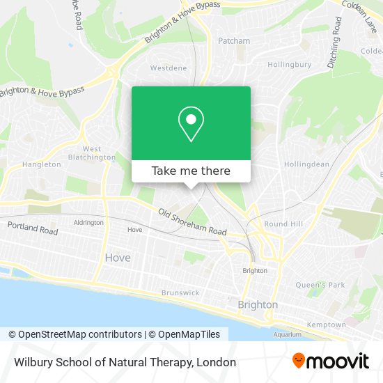 Wilbury School of Natural Therapy map