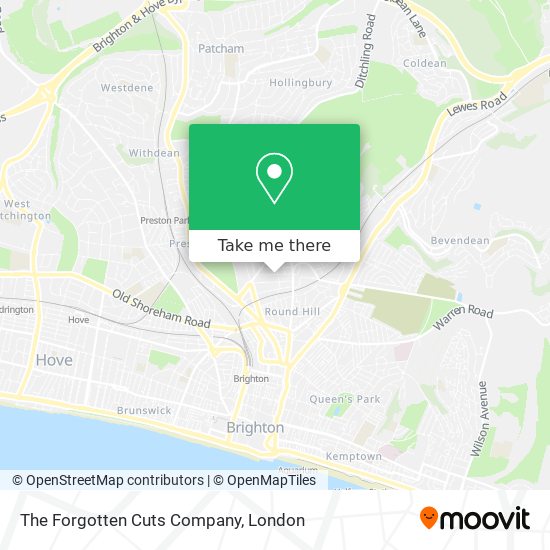 The Forgotten Cuts Company map