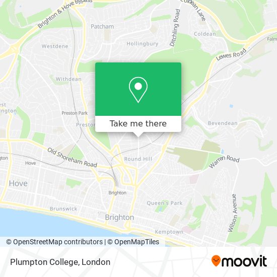 Plumpton College map