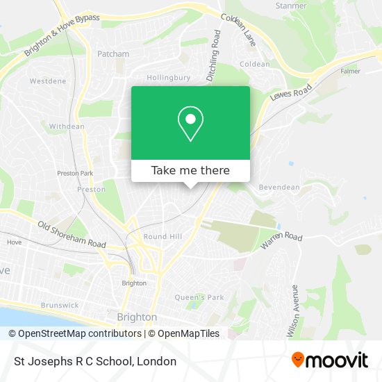 St Josephs R C School map