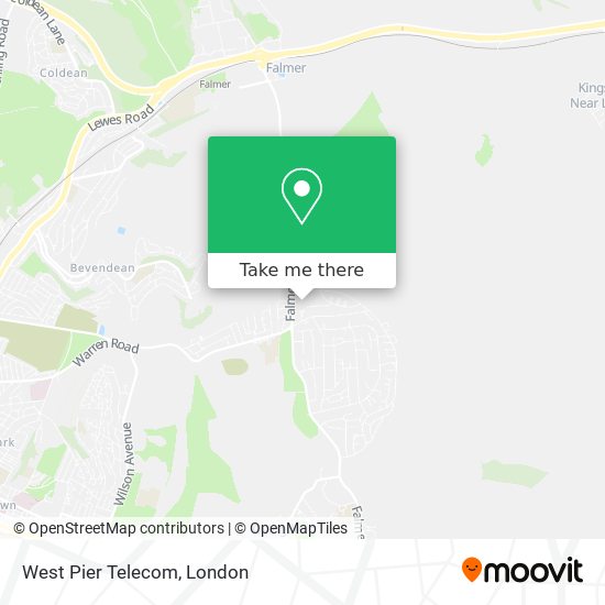 West Pier Telecom map