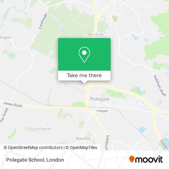 Polegate School map