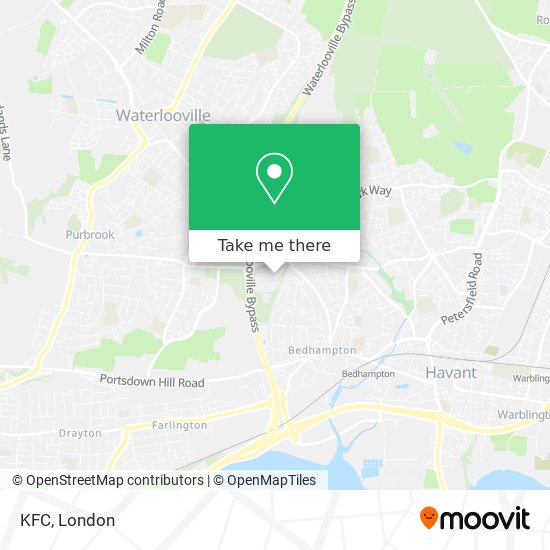 KFC map