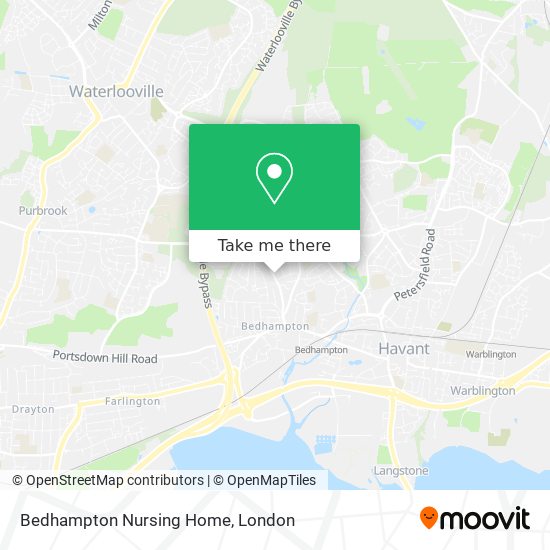 Bedhampton Nursing Home map