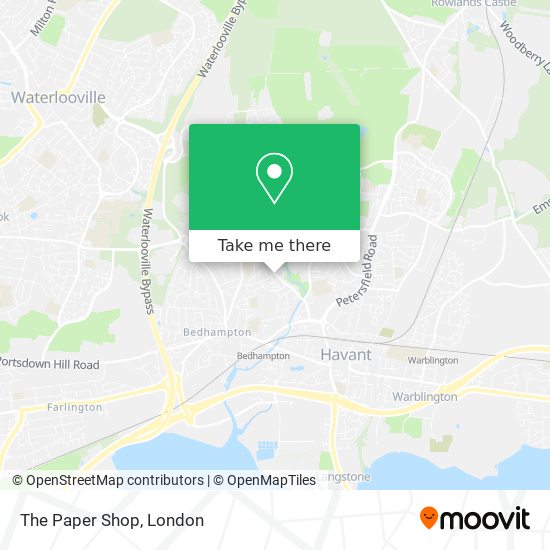 The Paper Shop map