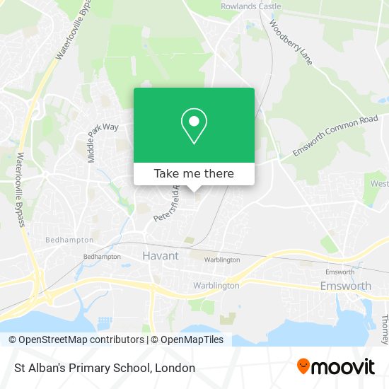 St Alban's Primary School map