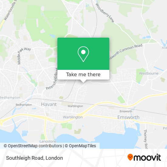 Southleigh Road map