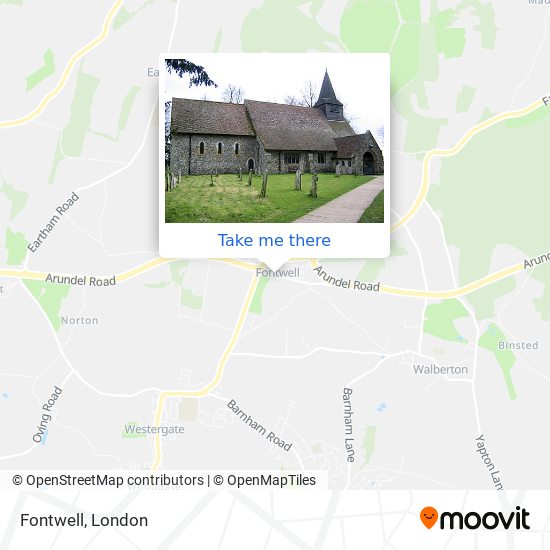 Fontwell map