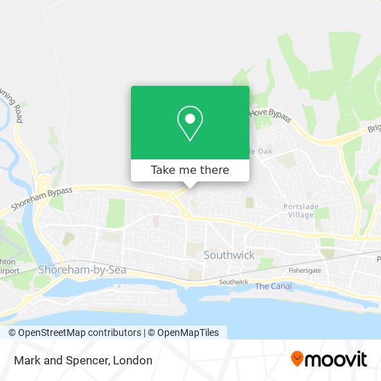 Mark and Spencer map