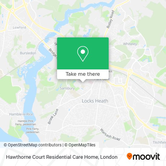 Hawthorne Court Residential Care Home map