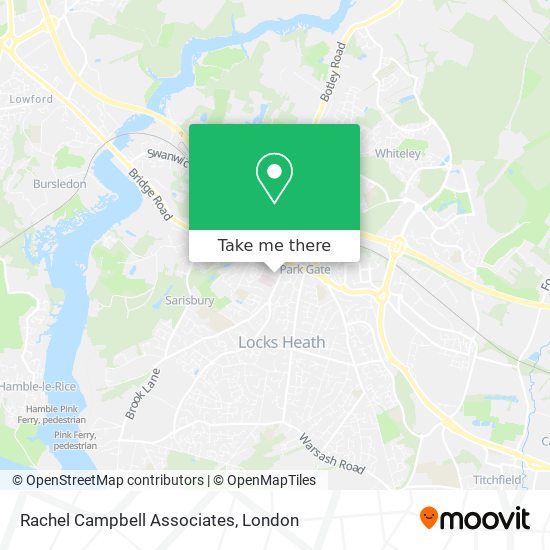 Rachel Campbell Associates map