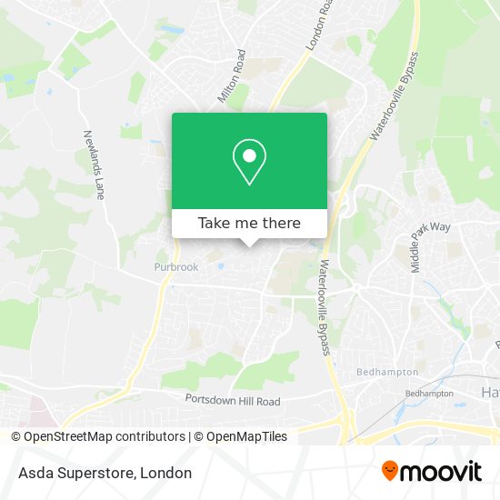 Asda Superstore map