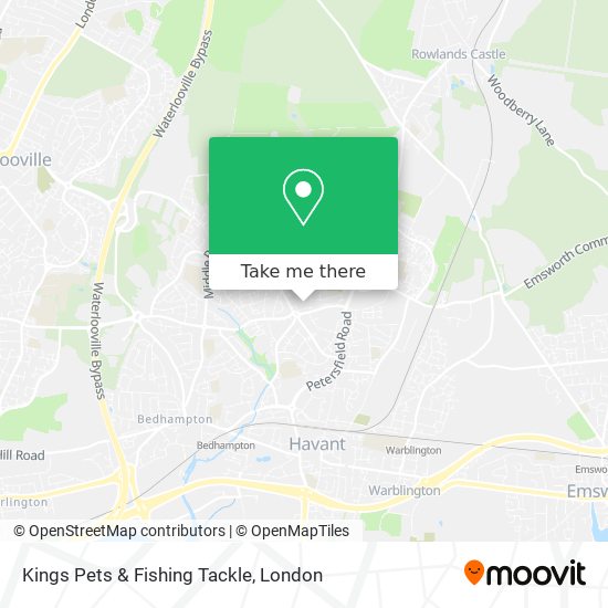 Kings Pets & Fishing Tackle map