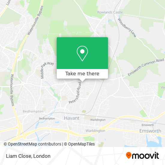 Liam Close map