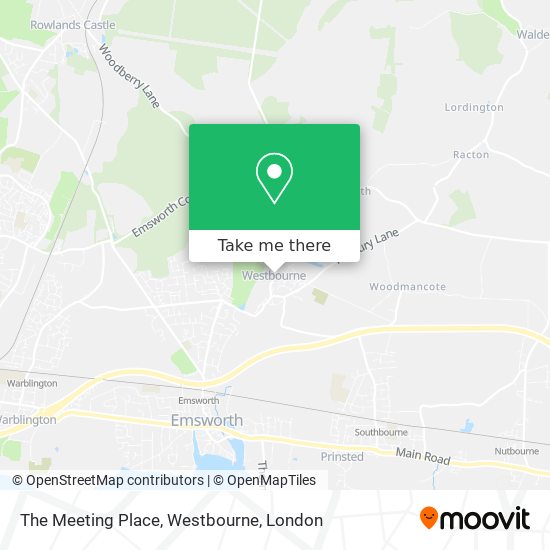 The Meeting Place, Westbourne map
