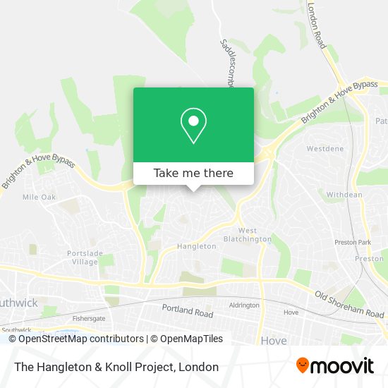 The Hangleton & Knoll Project map